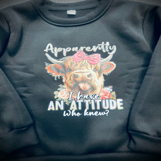Girls Attitude Sweatshirt