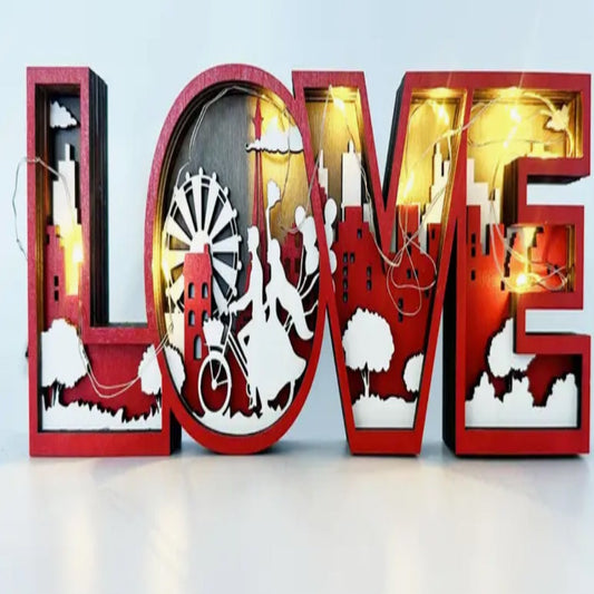 3D Love Table Sign