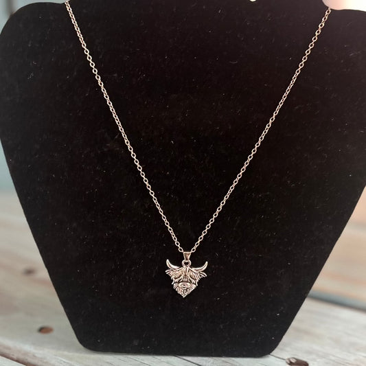 Highland Cow Necklace