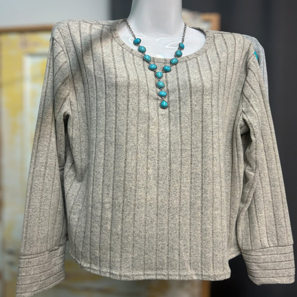 Ribbed Solid Top