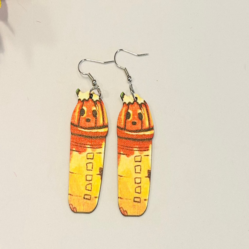 Pumpkin Spice Earrings