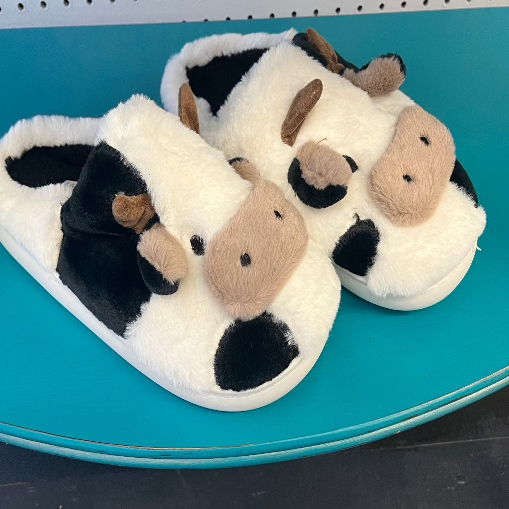 Cow Slippers