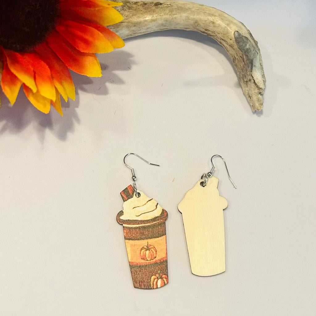 Pumpkin Latte Earrings