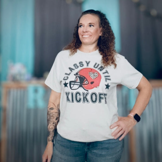 Classy Until Kickoff in Red