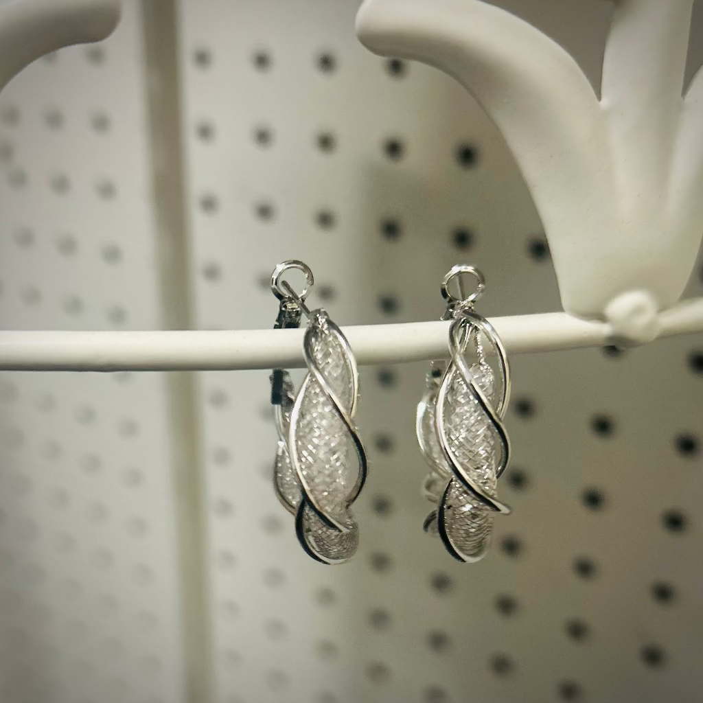 Silver Hoop Earrings
