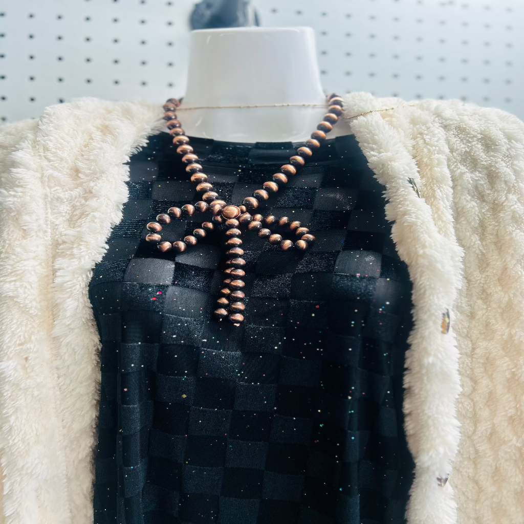 Bow Bead Necklace
