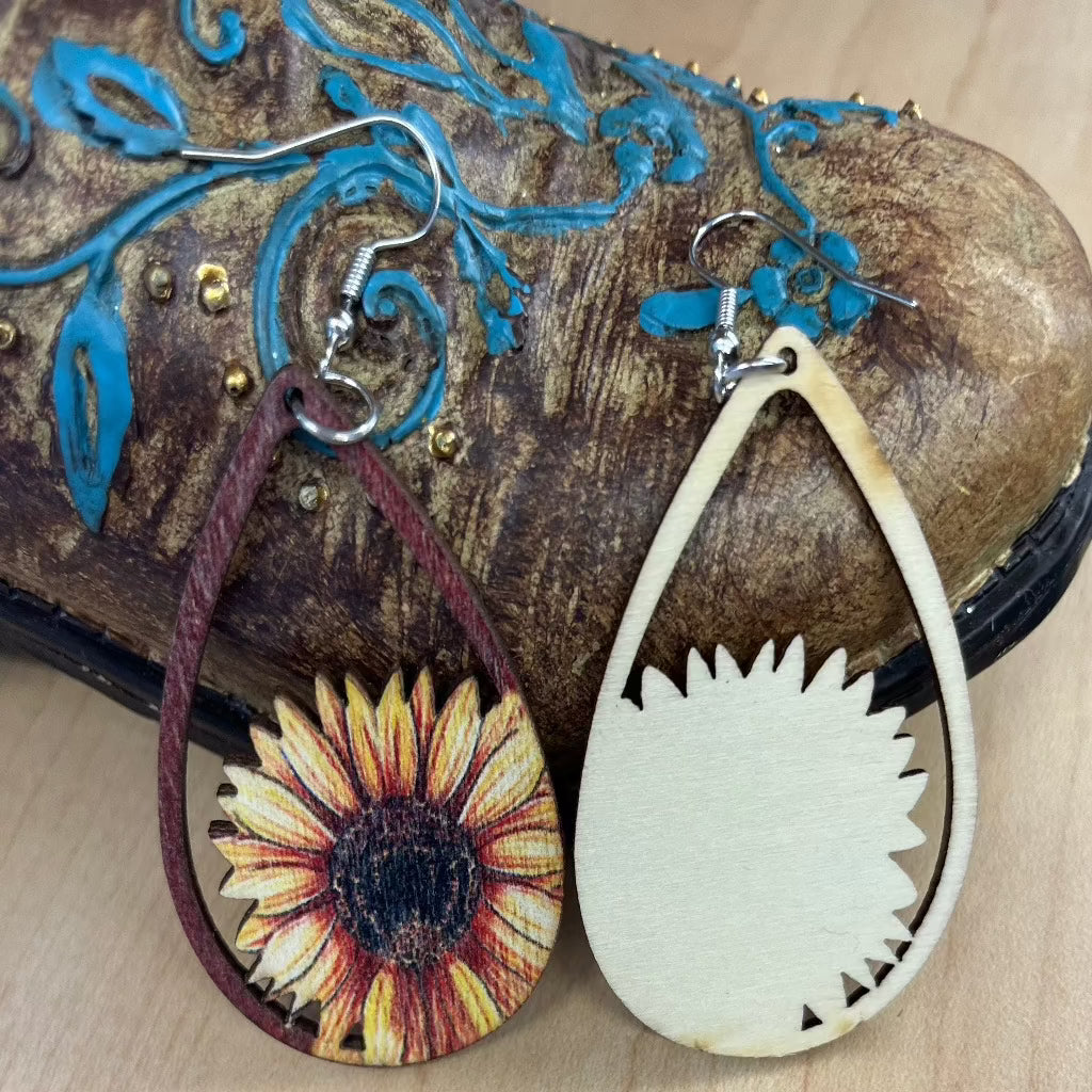 Fall Sunflower Earring