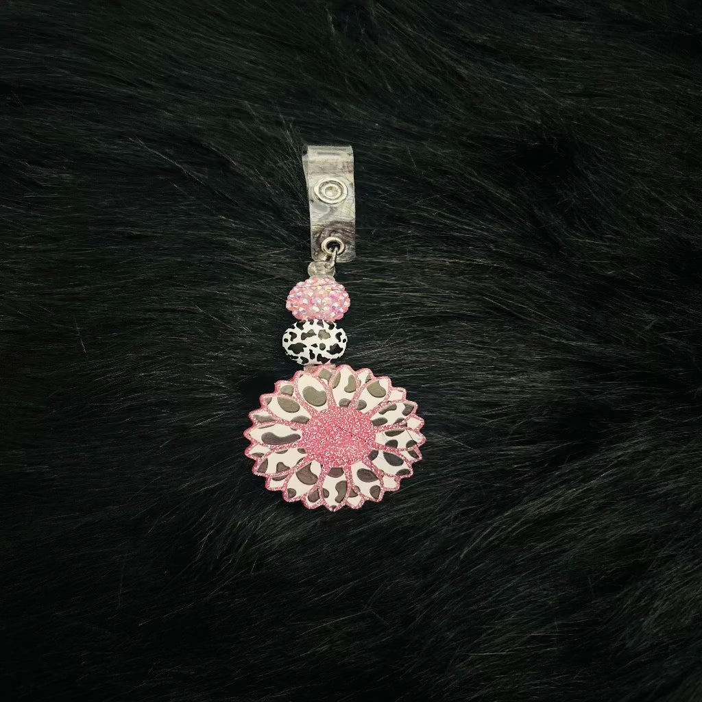 Sunflower Badge Reel