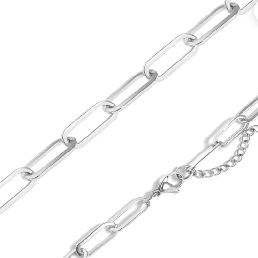 24” Silver Chain Necklace