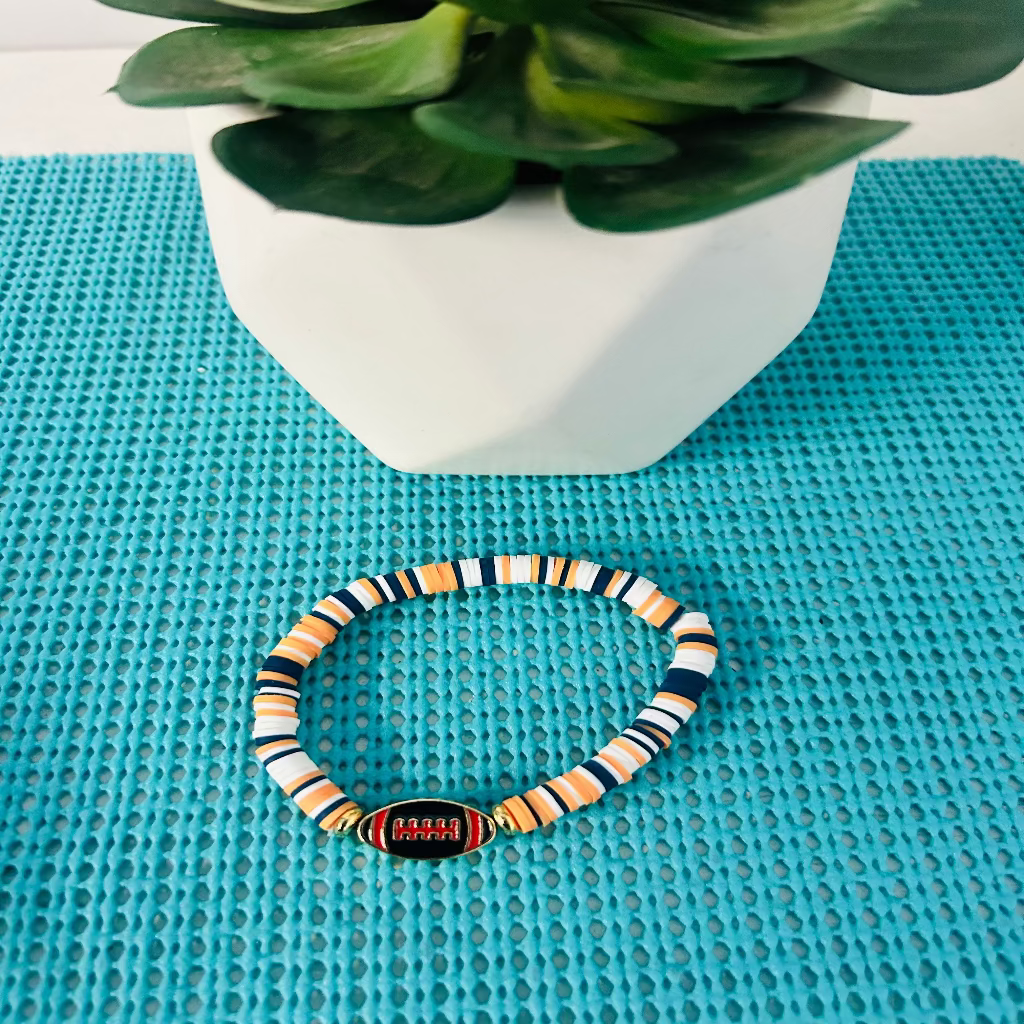 Orange Game Day Bracelets