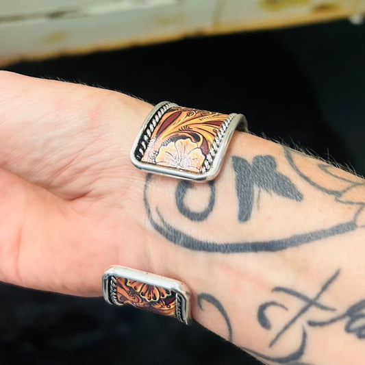 Sunflower Cuff Bracelet