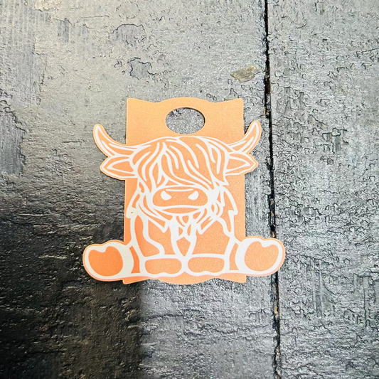 Larry The Cow Tumbler Name Plate