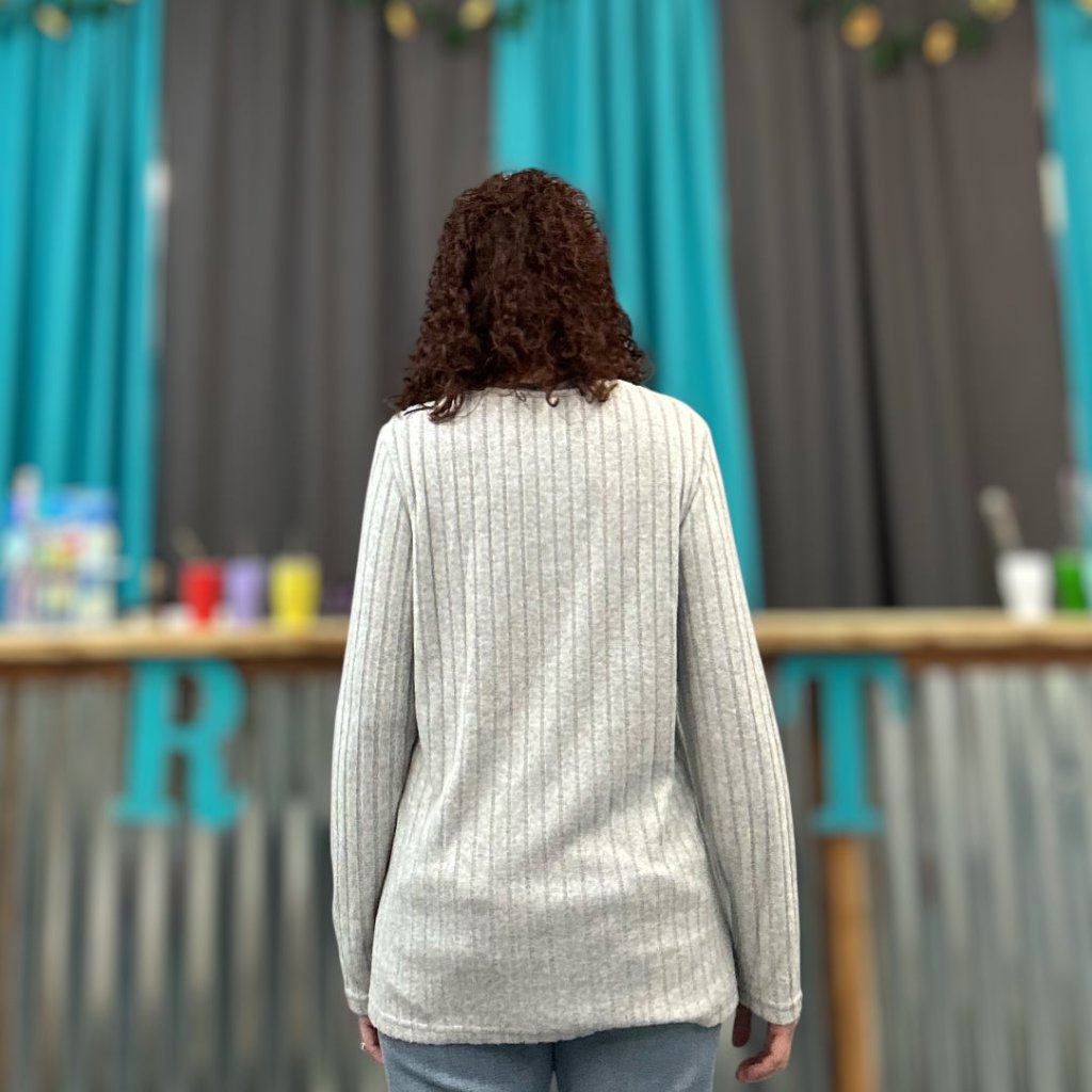 Long sleeve Gray Top