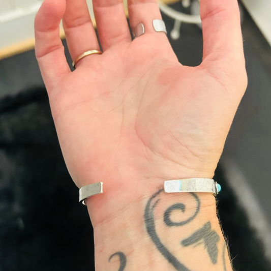 Synthetic Turquoise Cuff Bracelet