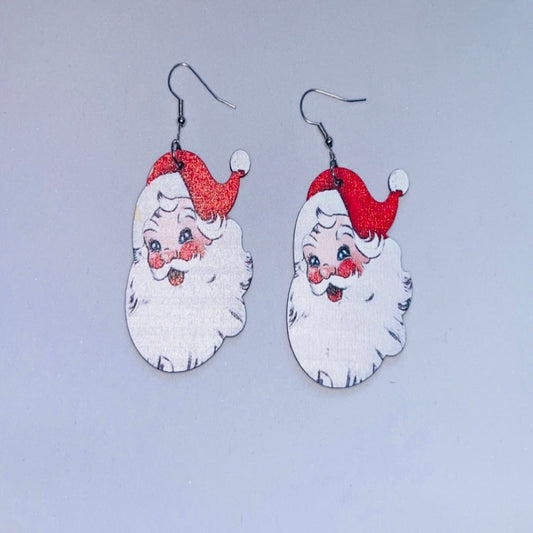 Santa Earrings