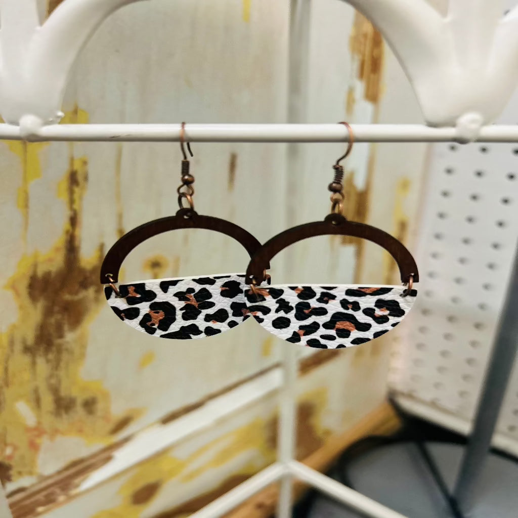 Hollow Round Earrings