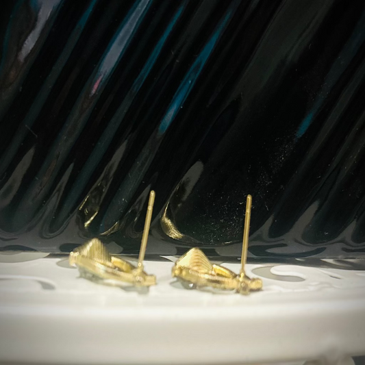 Rhinestone Stud Earrings