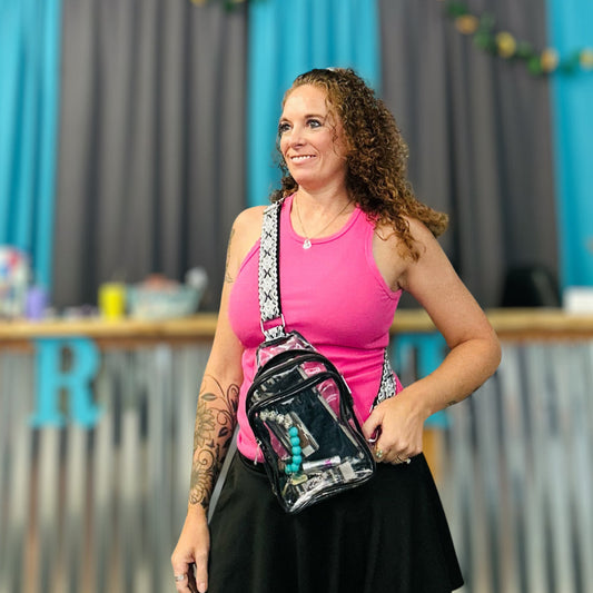 Clear Stadium Crossbody Bag
