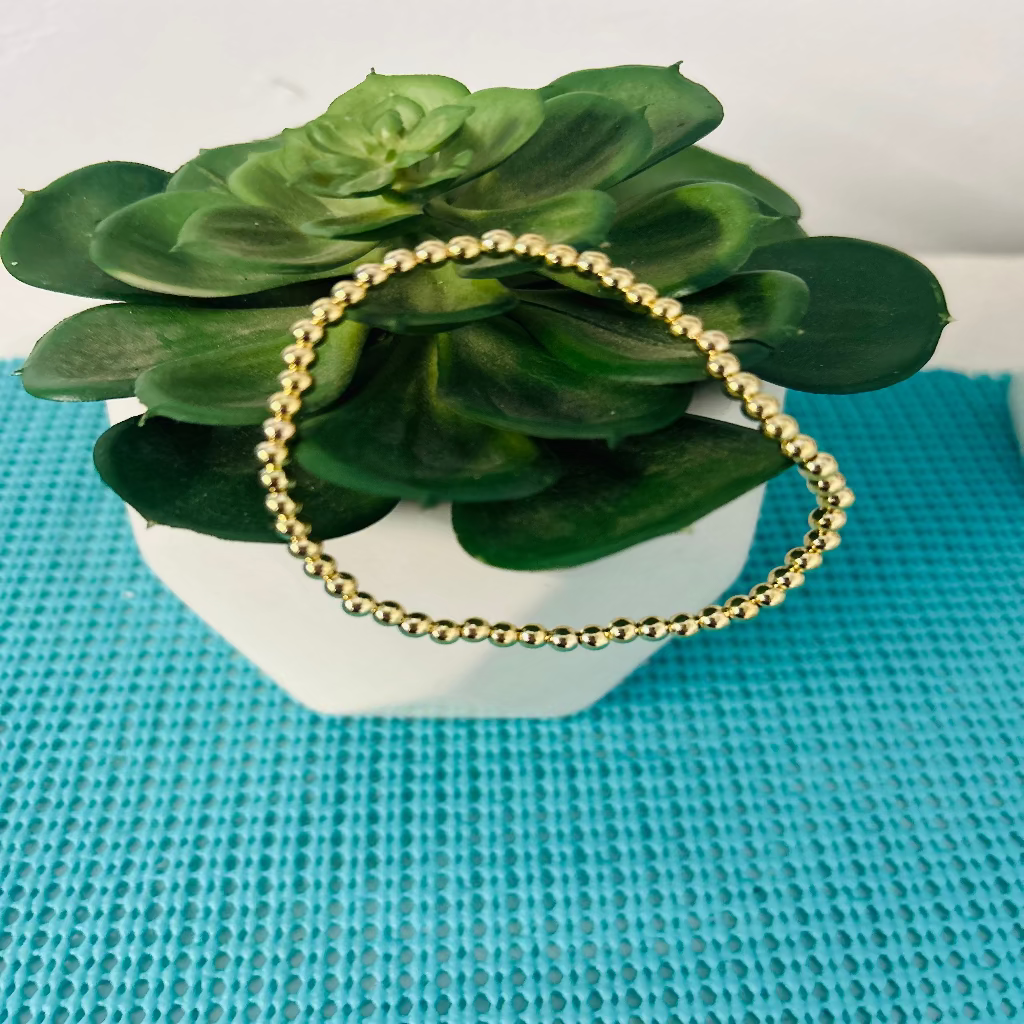 Gold Bead Beacelets