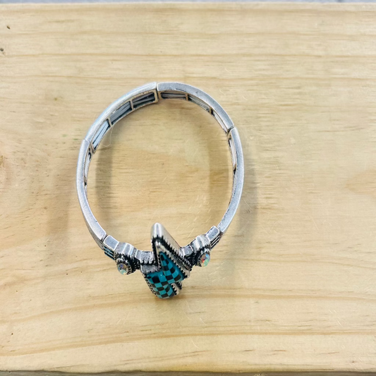 Blue Bolt Bracelet