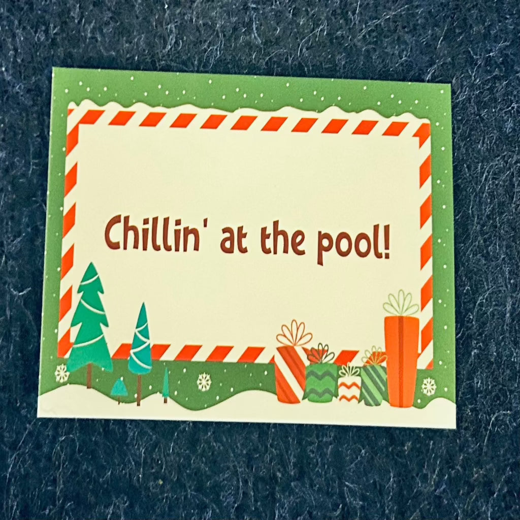 Chillin’ At The Pool Elf Kit