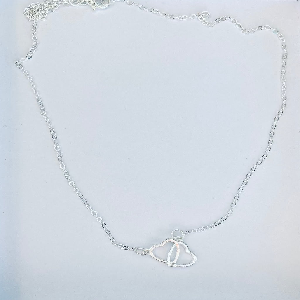 Double Heart Necklace