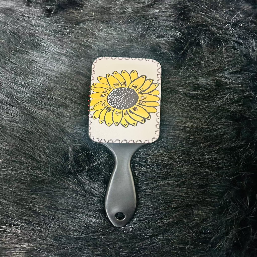 Sunflower Hair Brush