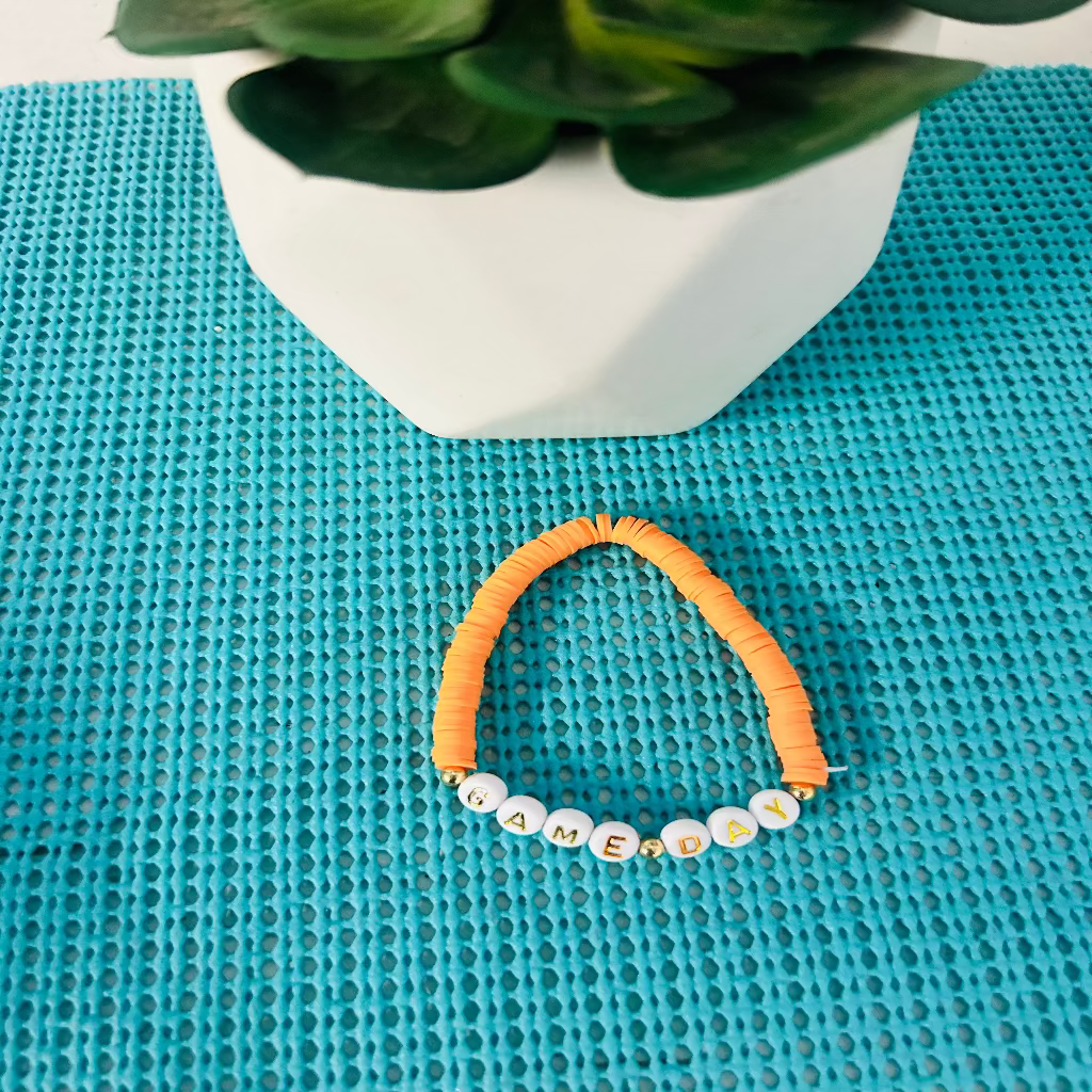 Orange Game Day Bracelets
