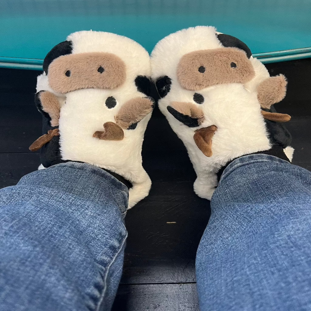 Cow Slippers