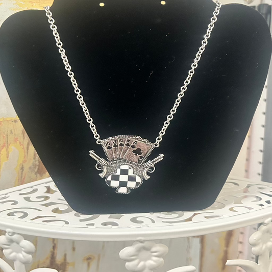 Ace Of Clubs Necklace