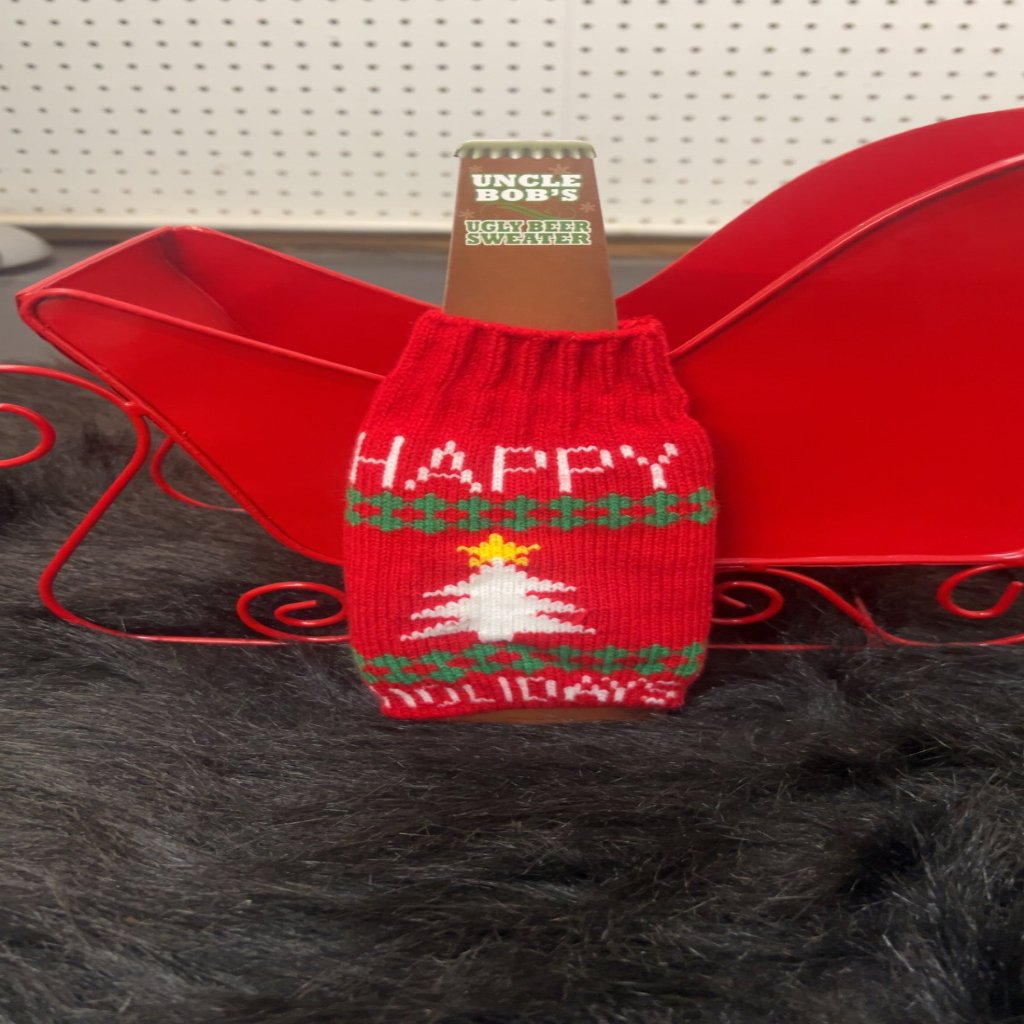 Holiday Beer Bottle Sweater