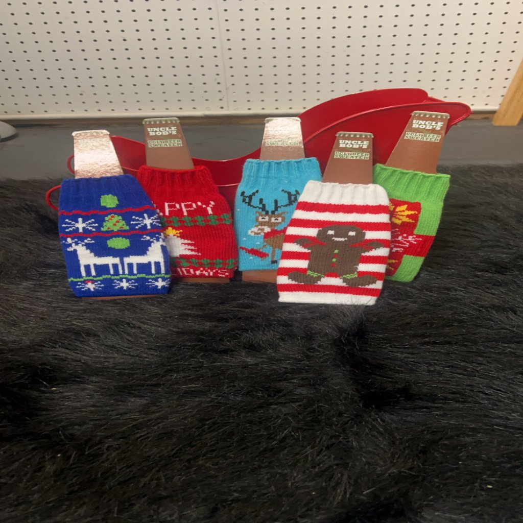 Holiday Beer Bottle Sweater
