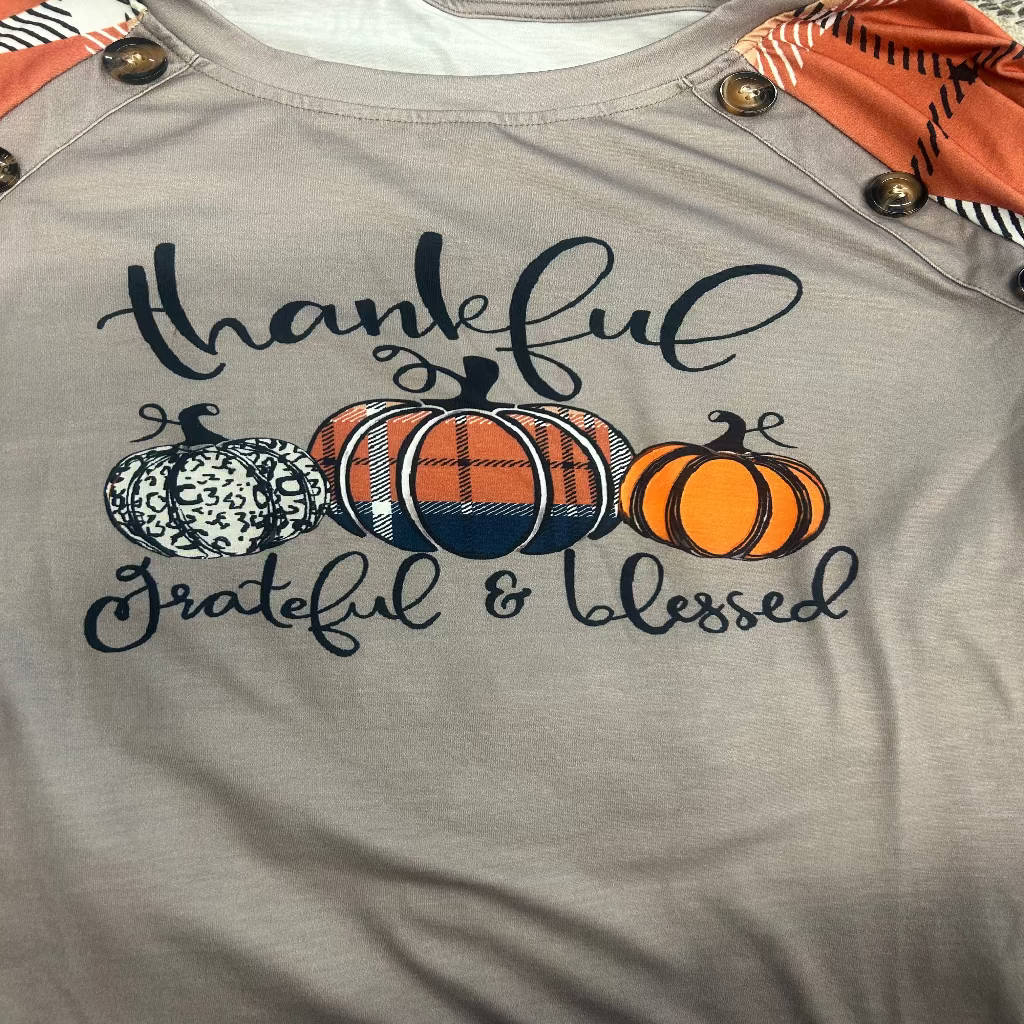 Thankful Long Sleeve Top
