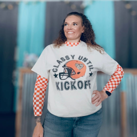 Classy Until Kickoff in Orange