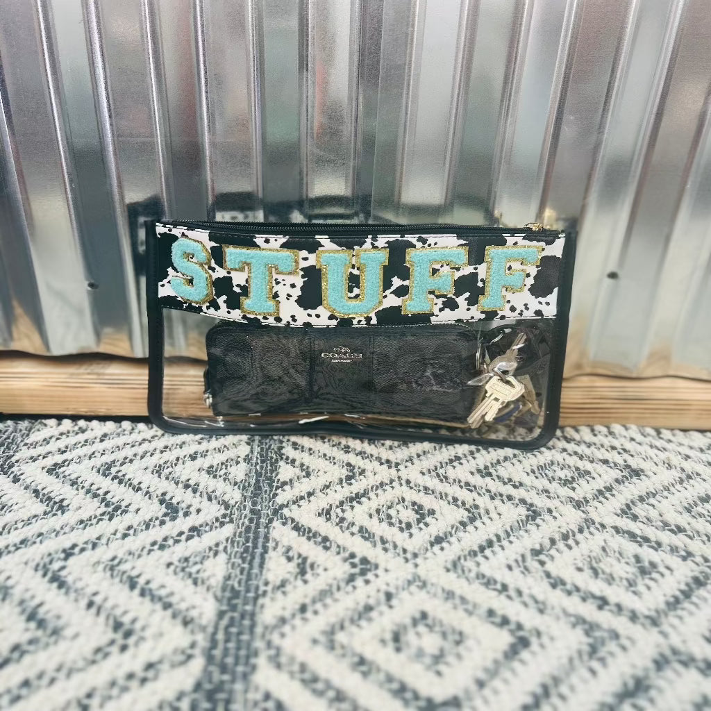 Stuff Clear Cosmetic Bag