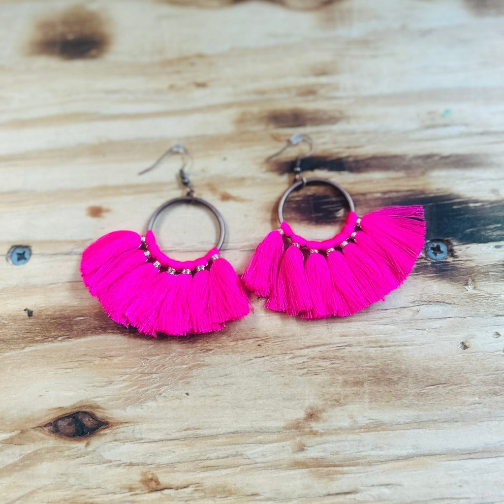 Barbie Girl Fringe Earrings