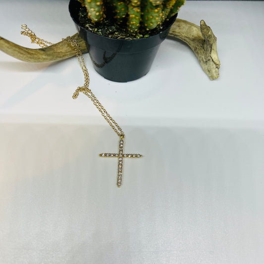 Whitney Cross Necklace