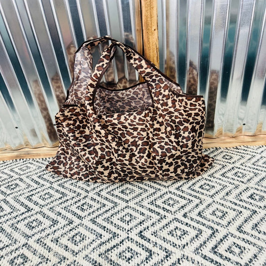 Lindsey Leopard Print Bag