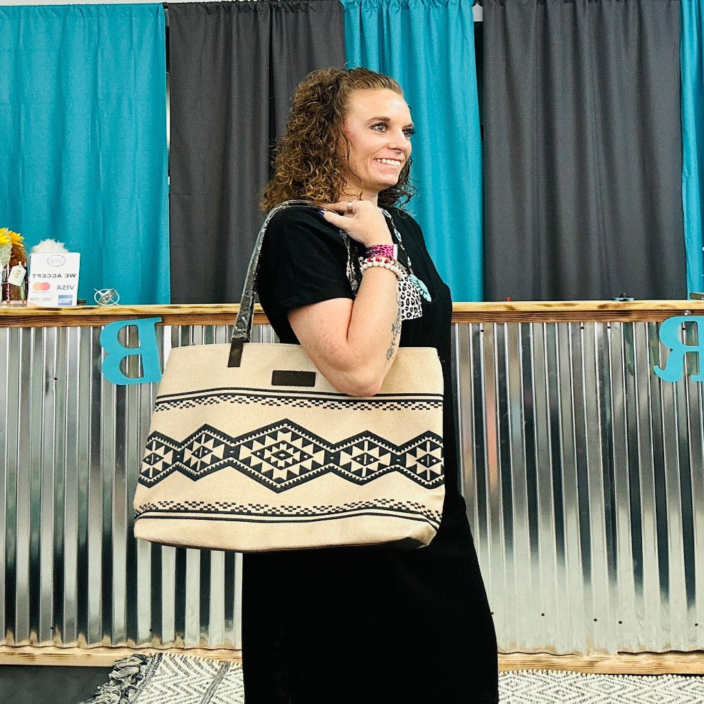 Stillwater Aztec Tote Bag