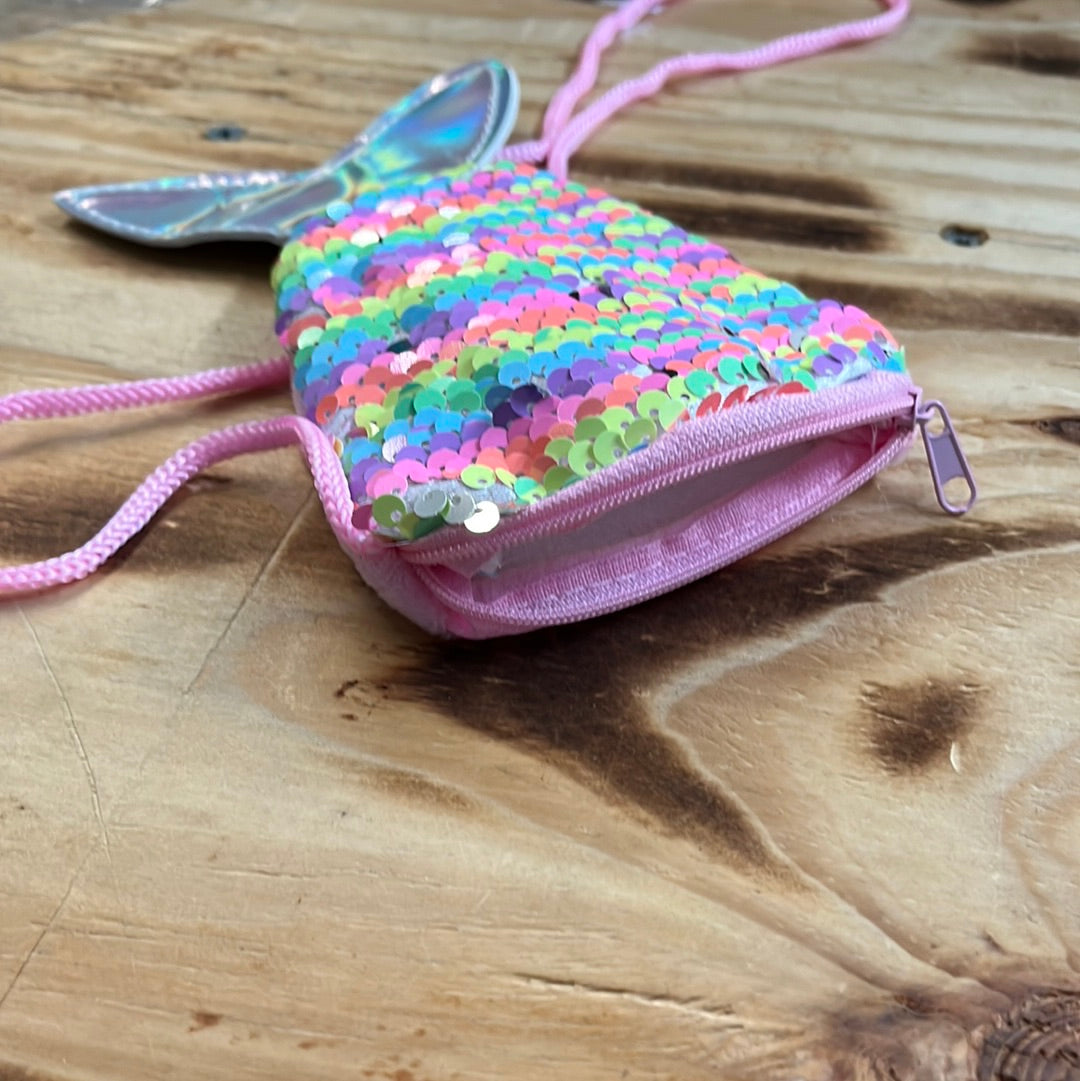 Girls, sequence, mermaid tale, Purse