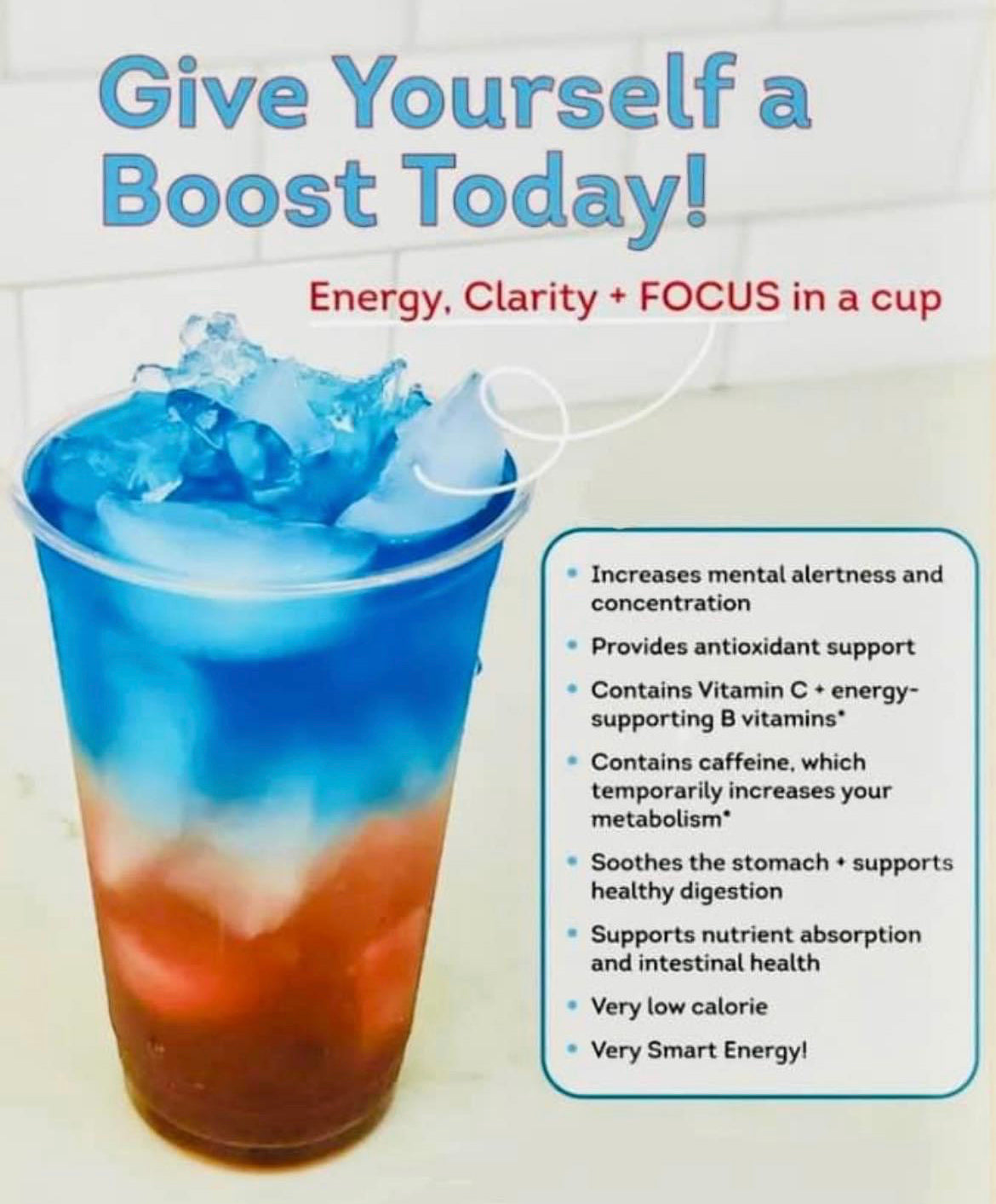 Red White & Blueberry loaded Tea