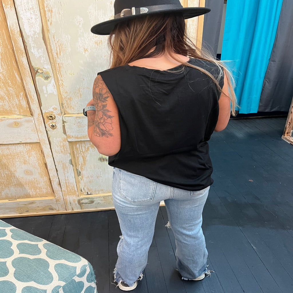 Sunset Western Sleeveless Top