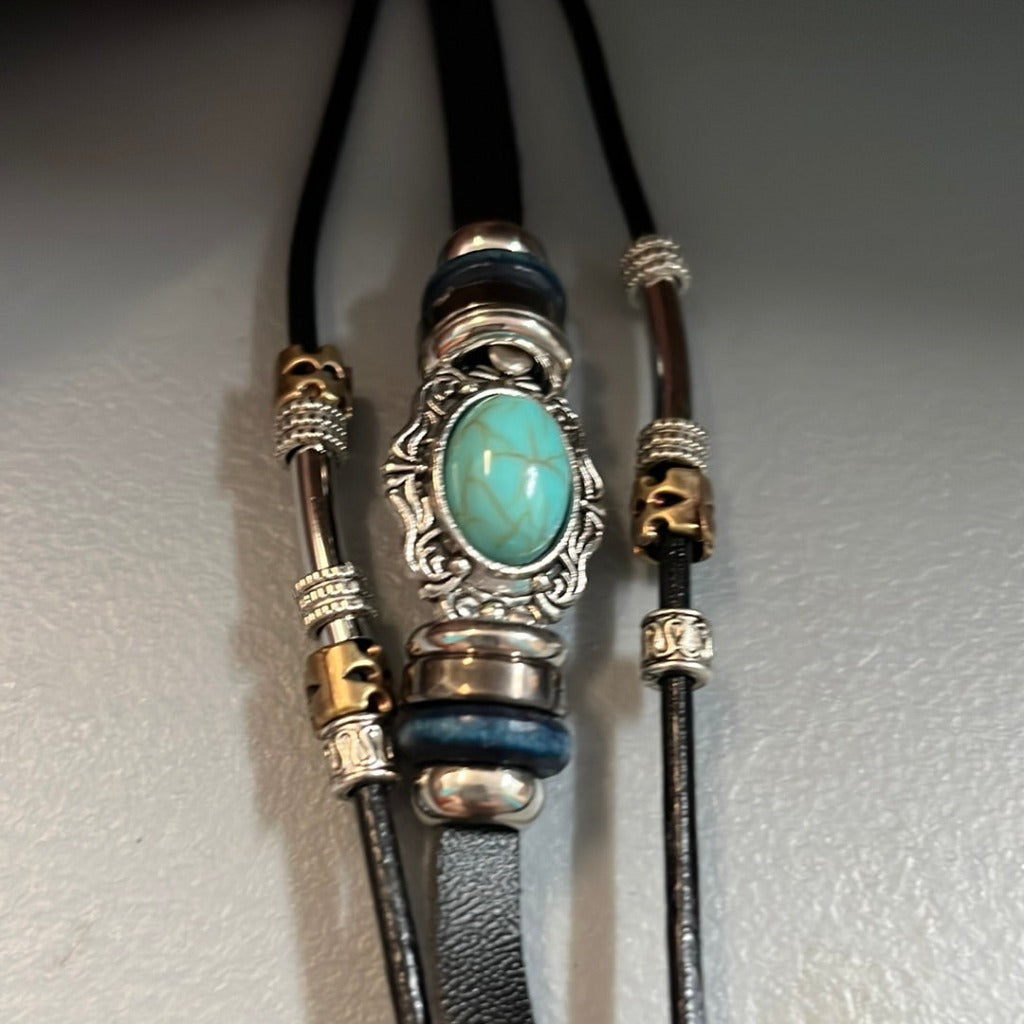 Mary Leather Beacelet