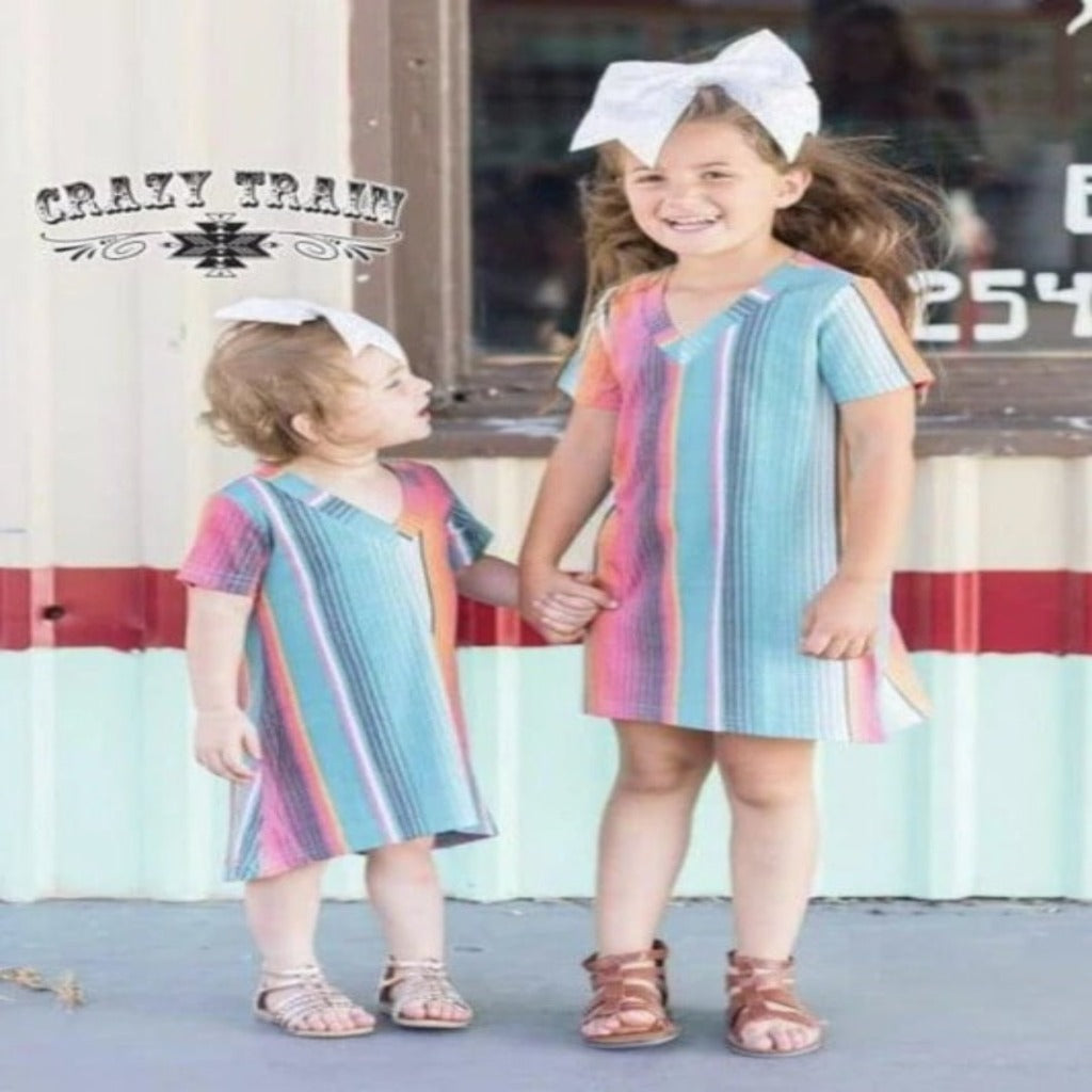 Serape Kids Dress