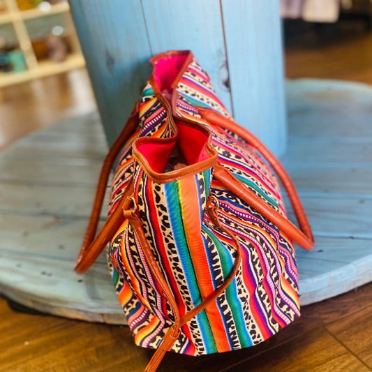 Serape Print Overnight Bag