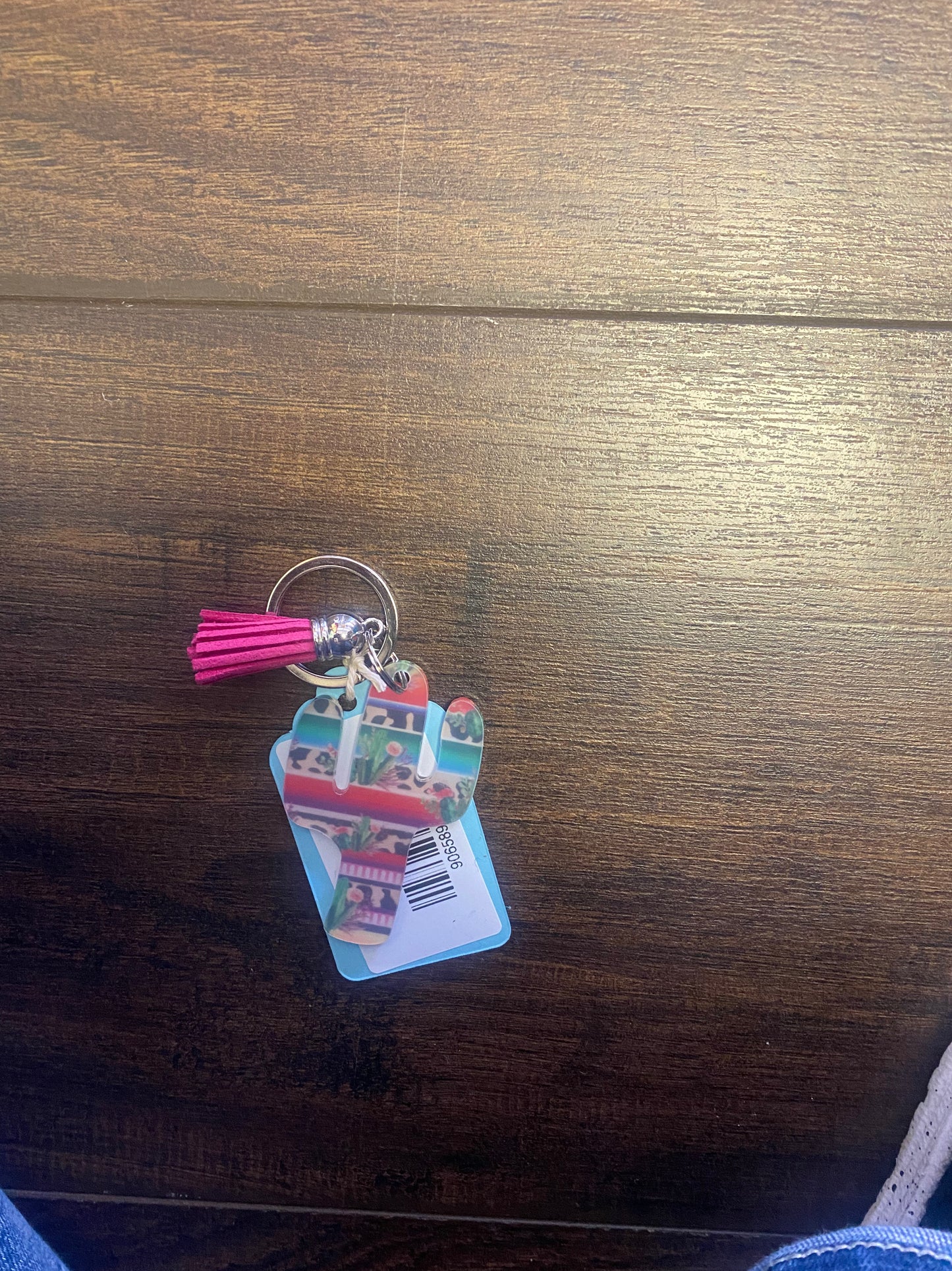 Prick Cactus Keychain