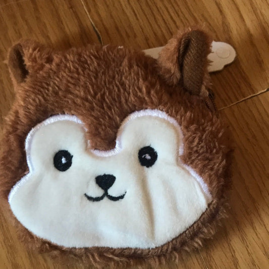 Animal zippered pouch