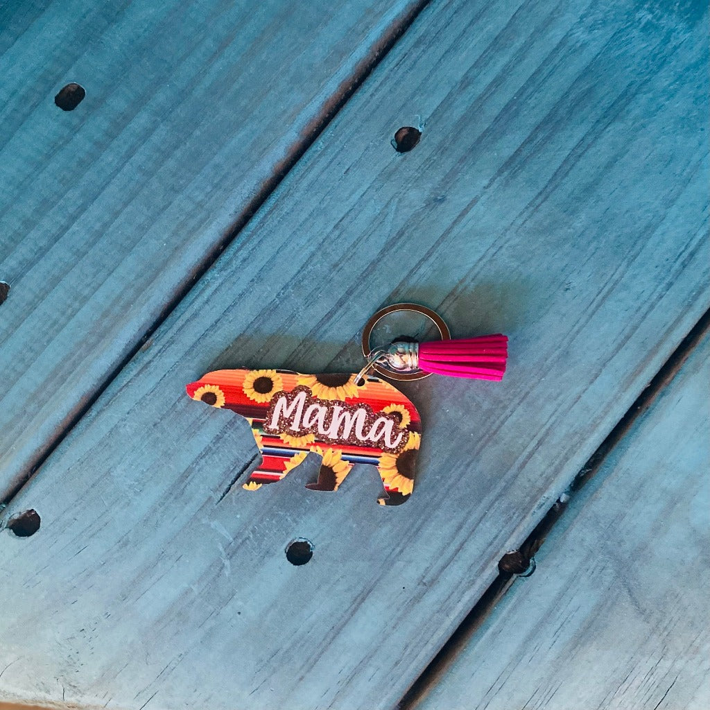 Mama Bear Key Chain