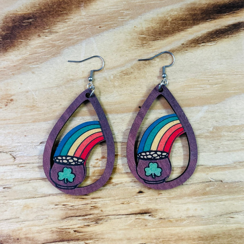 Pot Of Gold Earrings