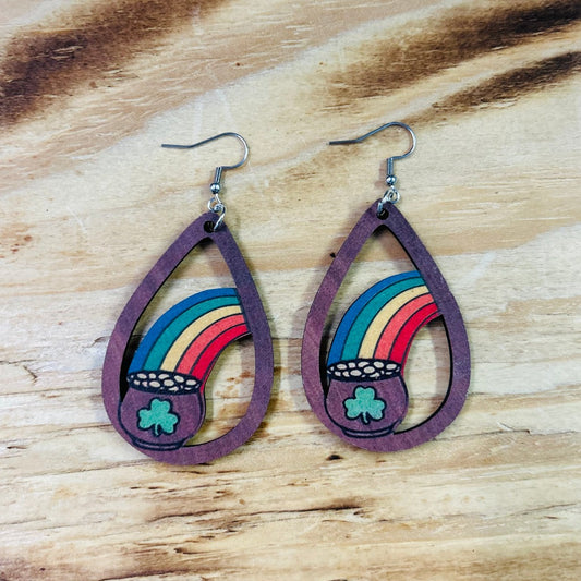 Pot Of Gold Earrings